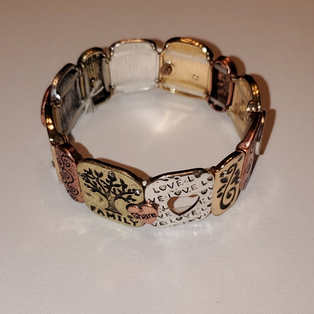 Inspirational bracelet stretch